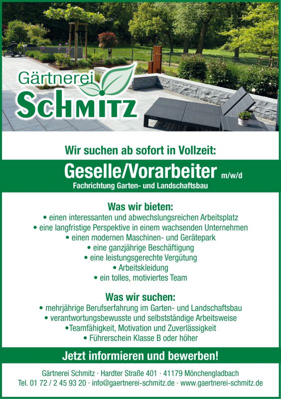 Das Sind Wir Gartnerei Schmitz Monchengladbach Garten Und Landschaftsbau Friedhofsgartnerei Blumenfachgeschaft